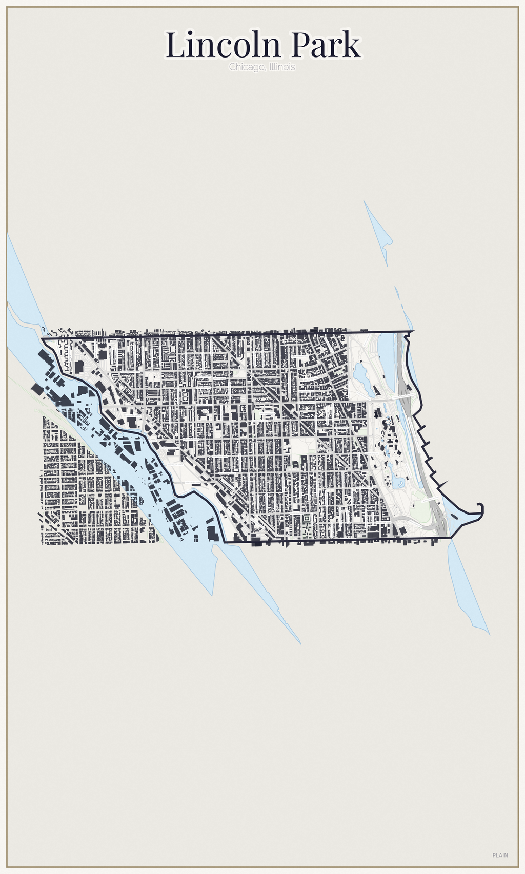 Lincoln Park Minimal map