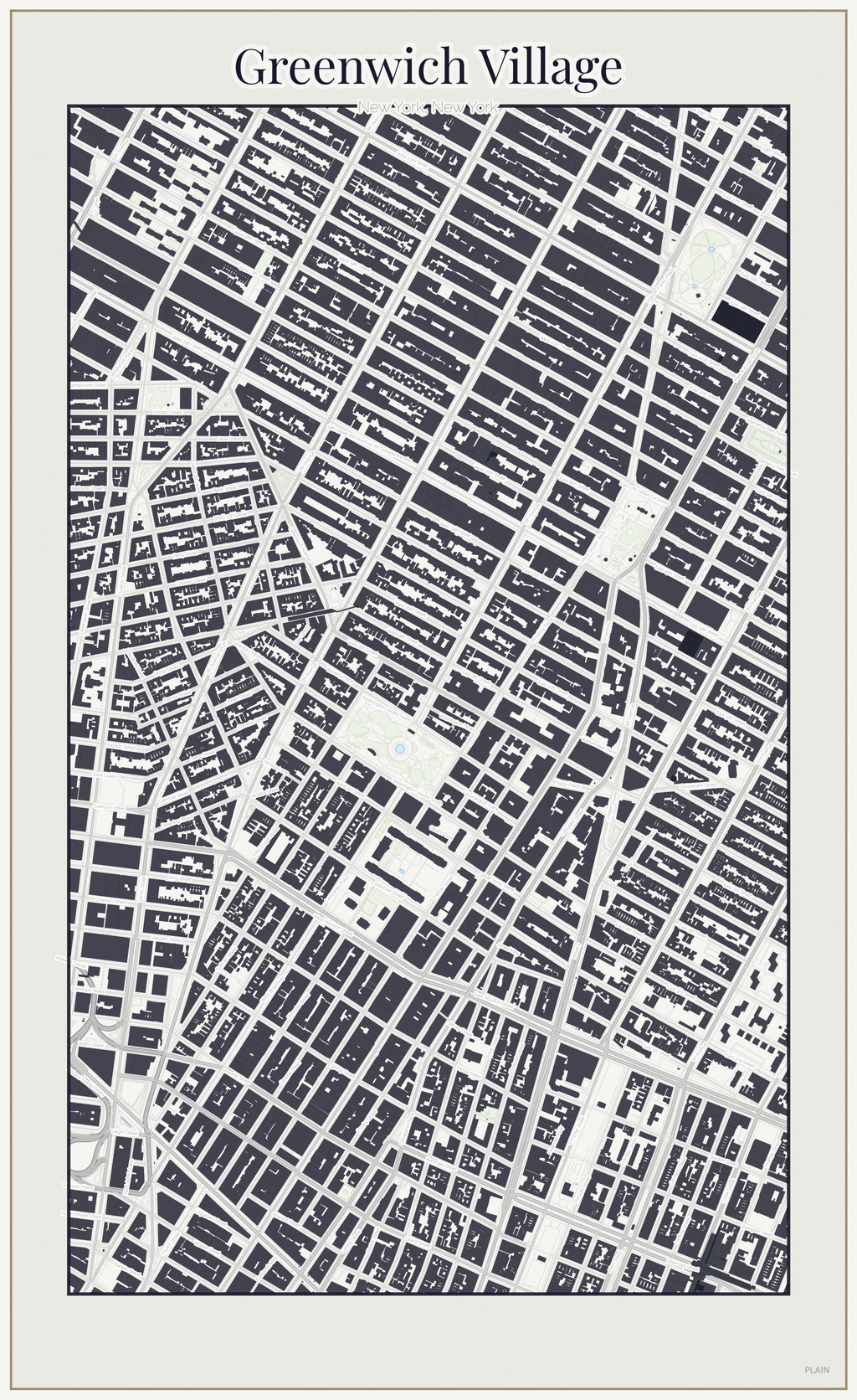 Greenwich Village Minimal map