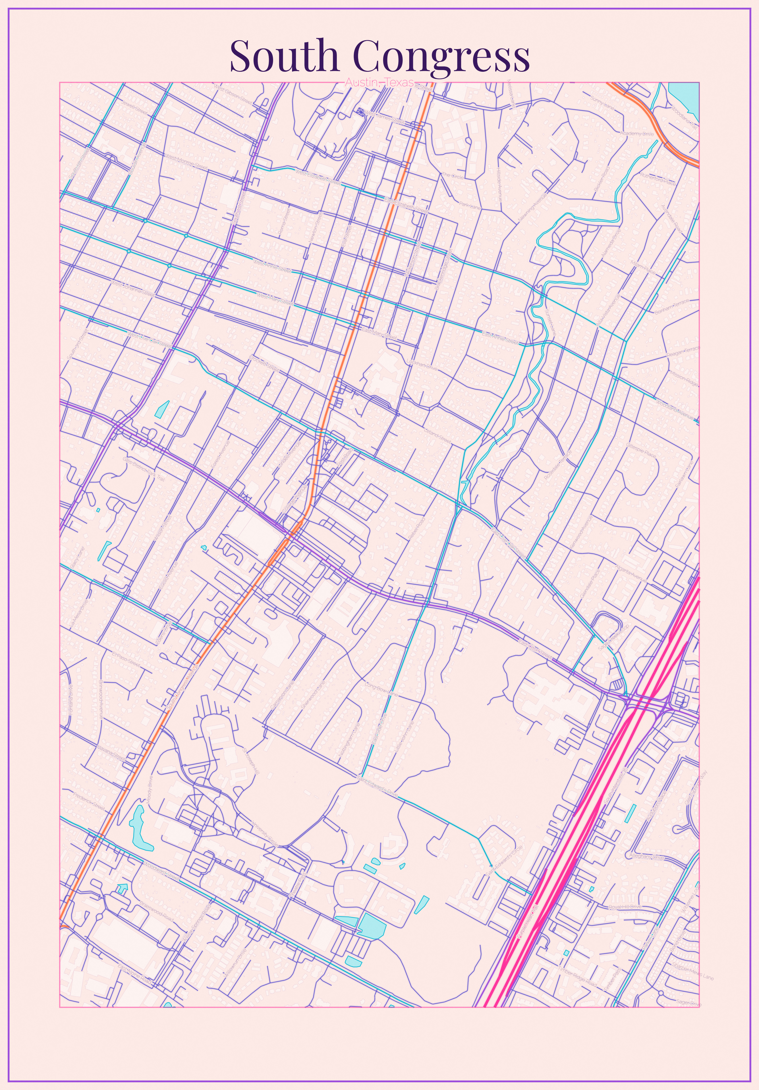 South Congress Vice City map
