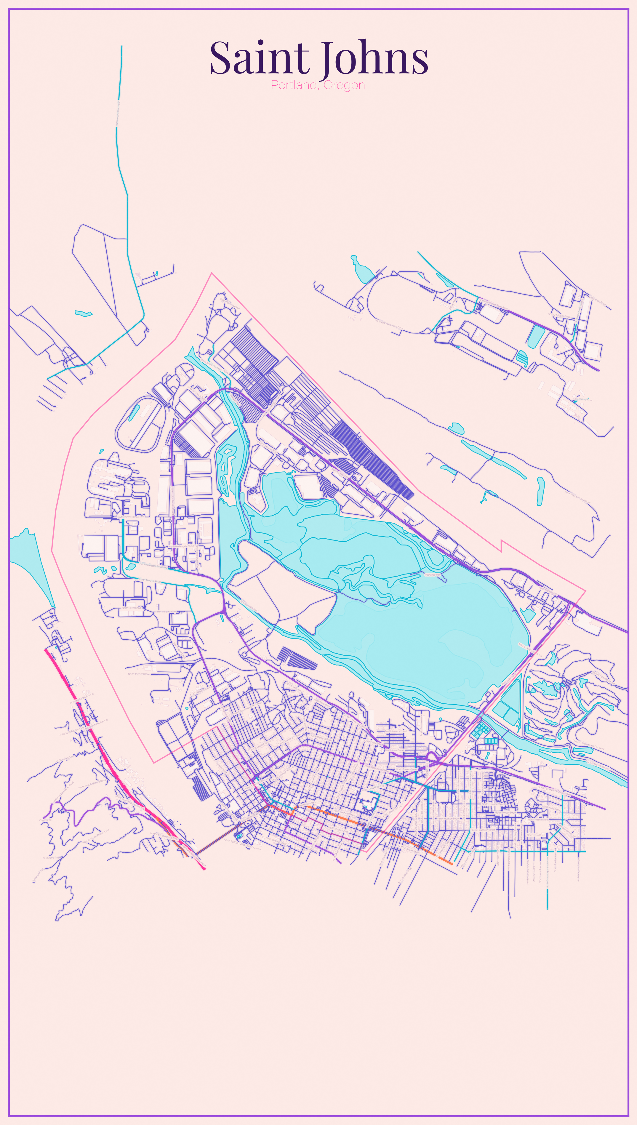 Saint Johns Vice City map
