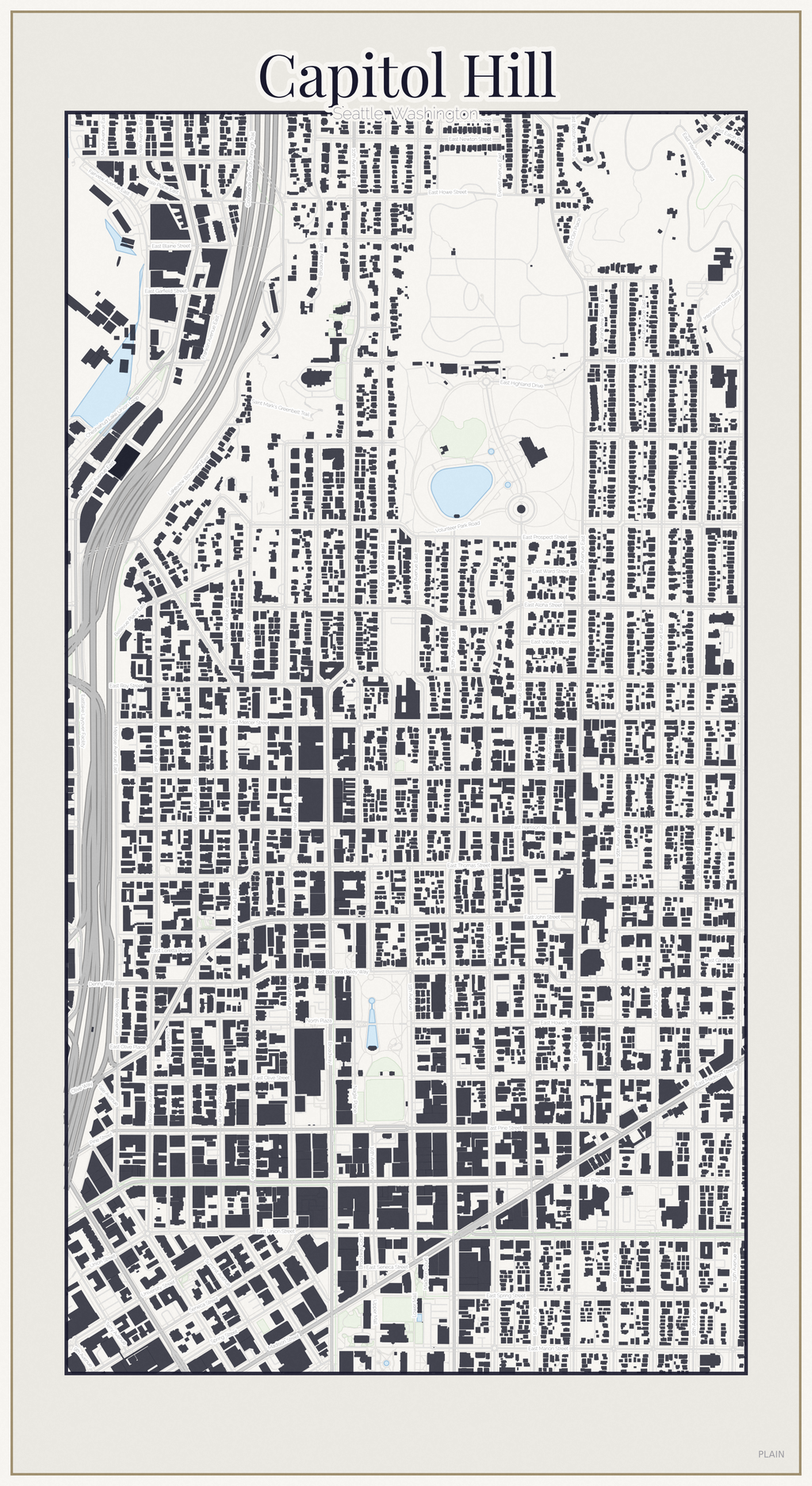 Capitol Hill Minimal map