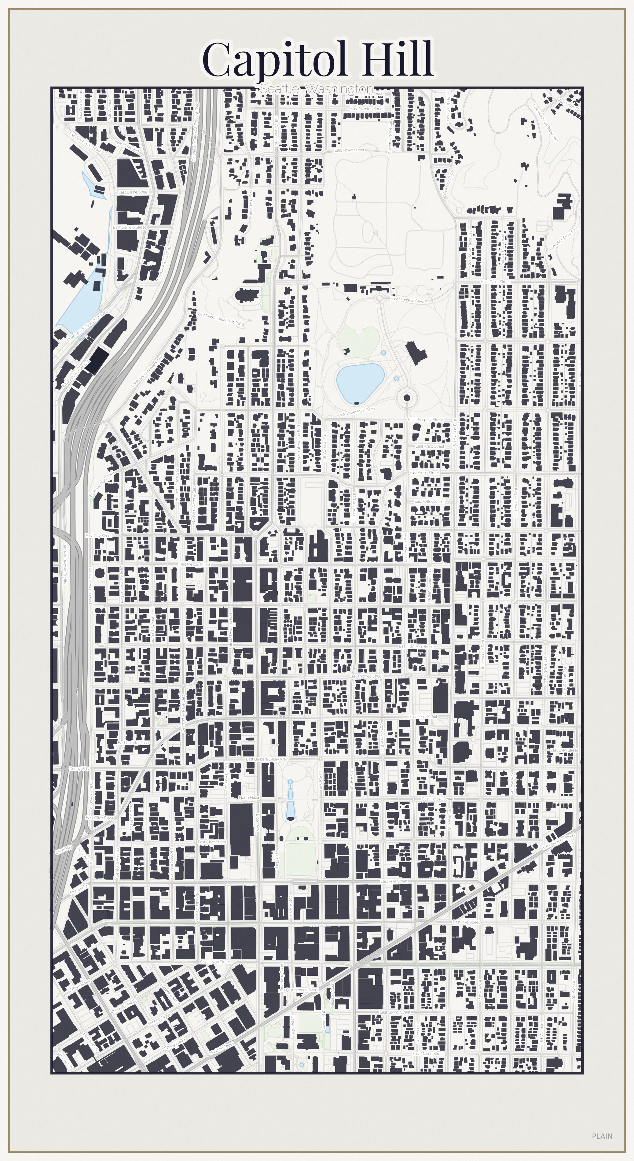 Capitol Hill Minimal map