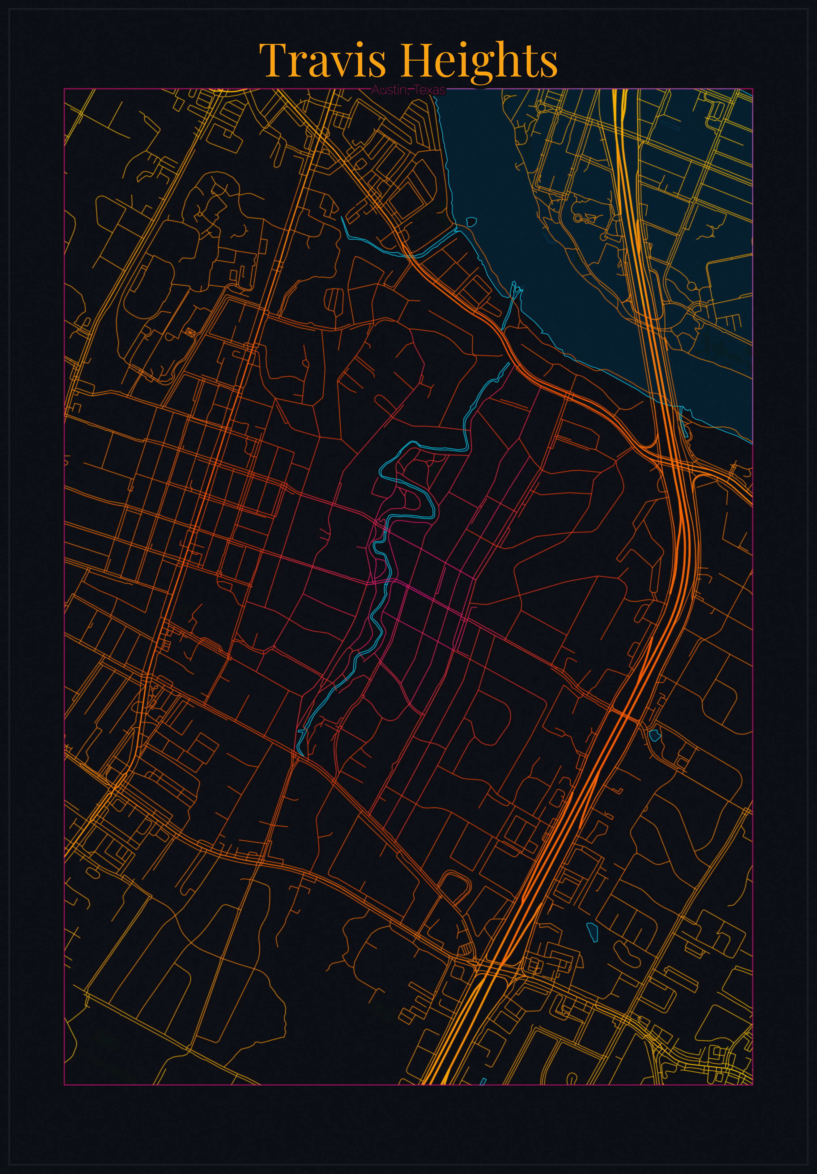 Travis Heights Vice City map