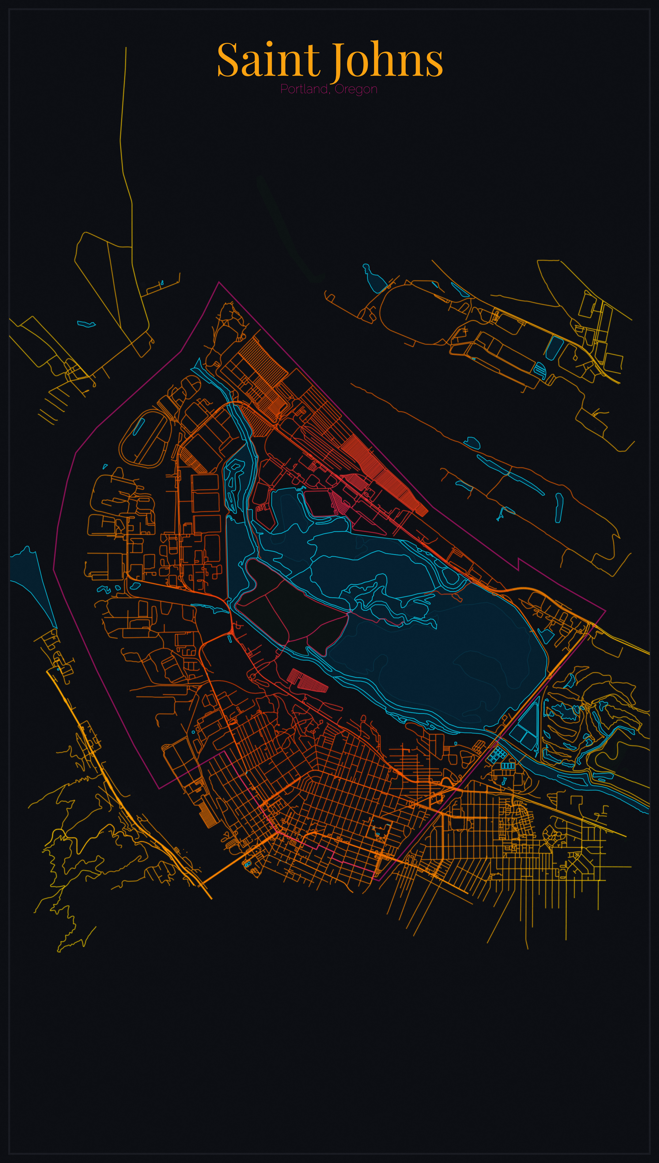 Saint Johns Vice City map