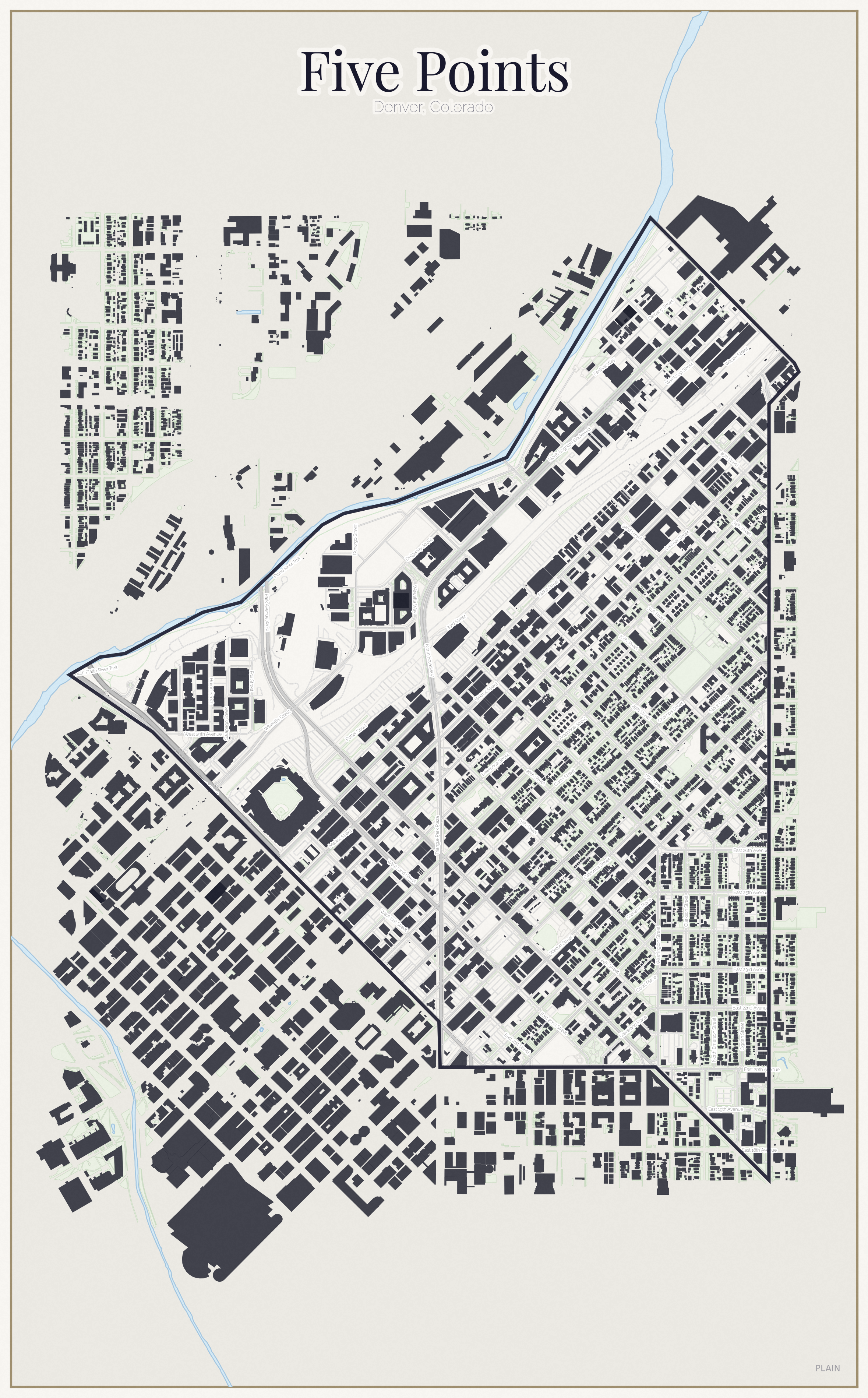 Five Points Minimal map