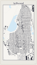 Sellwood Minimal map