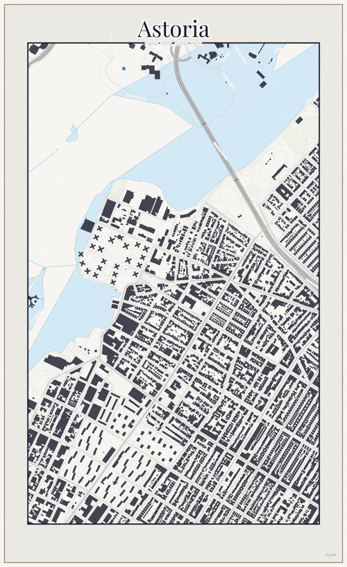 Astoria Minimal map