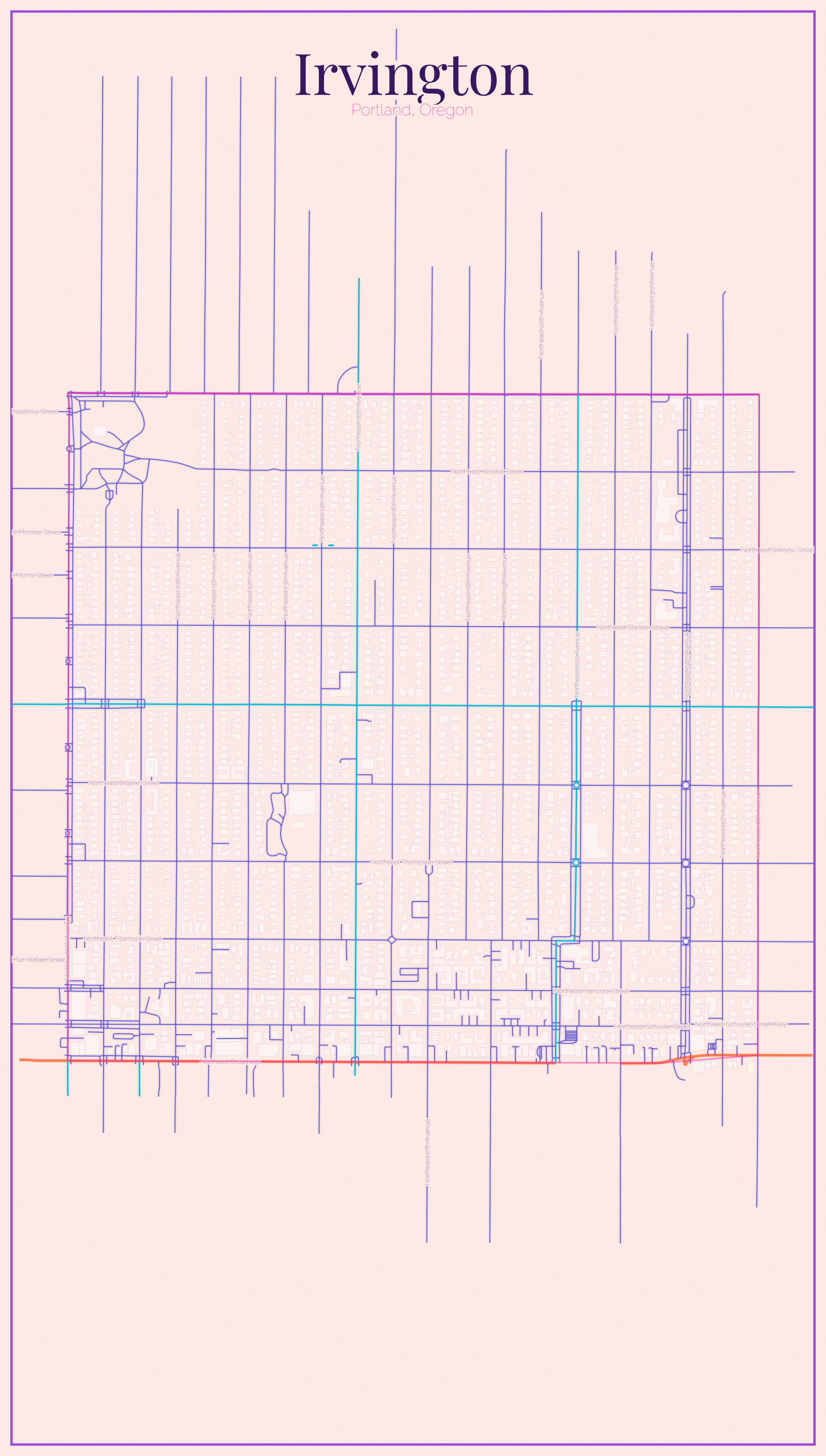 Irvington Vice City map