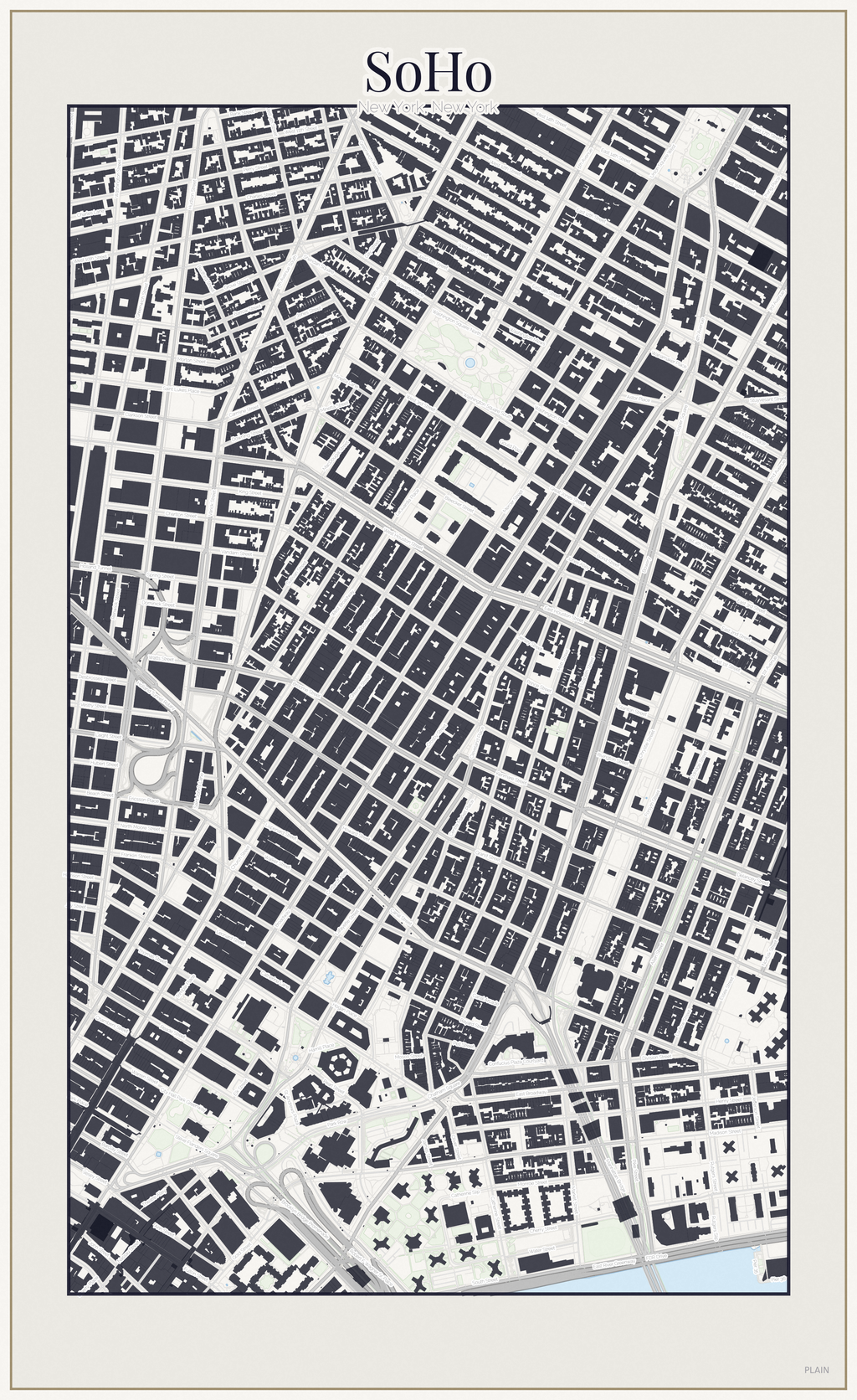 SoHo Minimal map