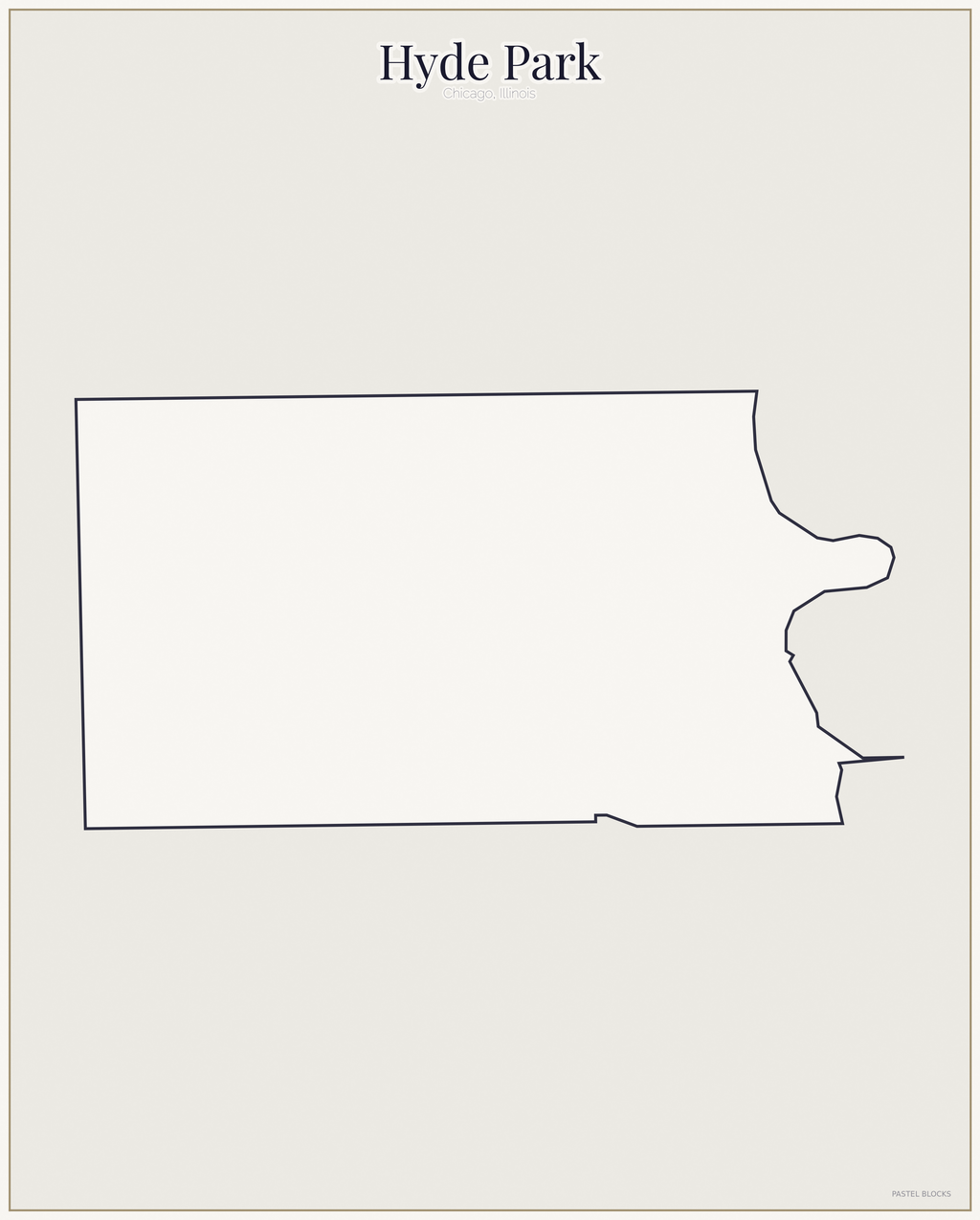 Hyde Park Pastel map