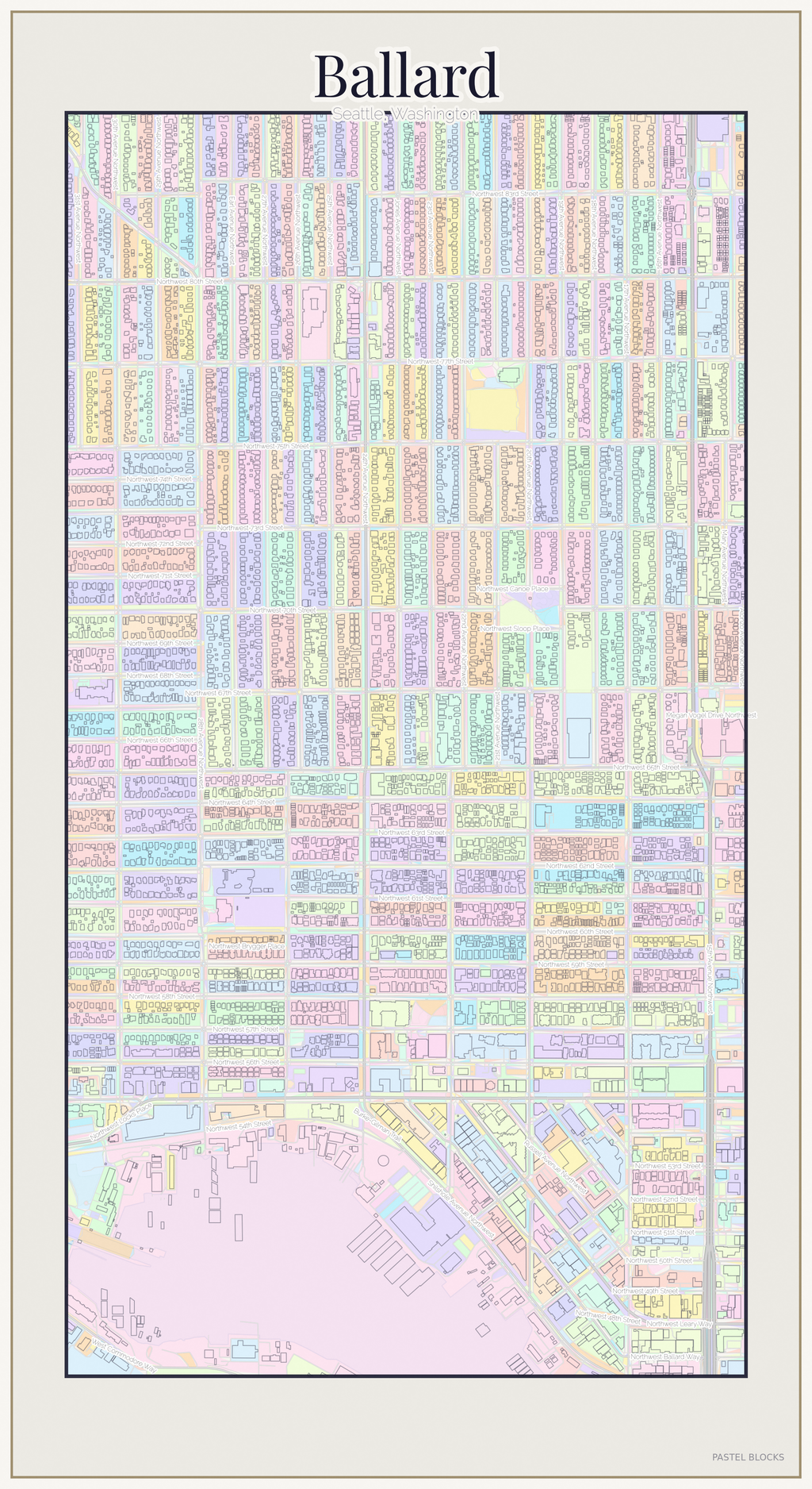 Ballard Pastel map