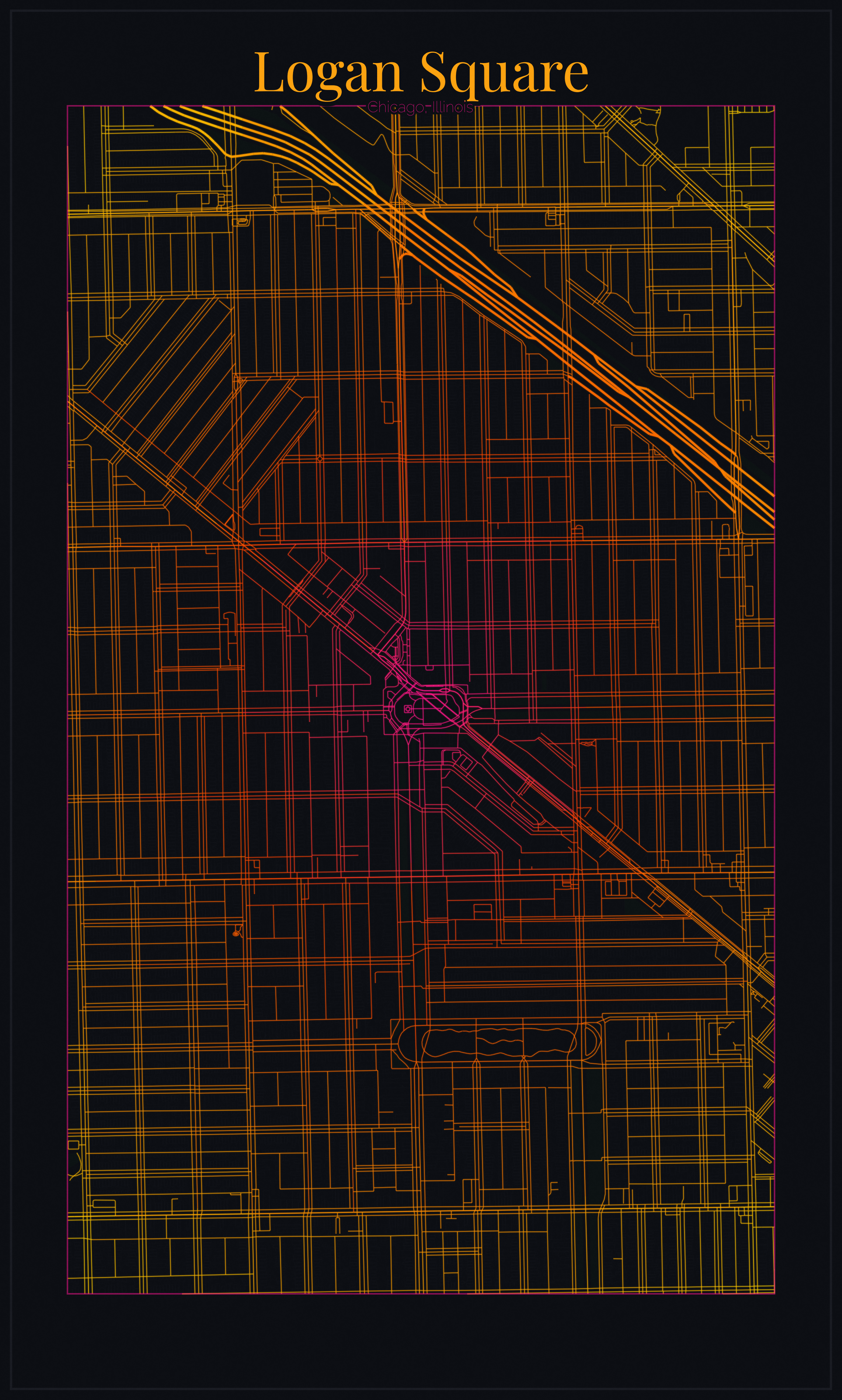 Logan Square Vice City map