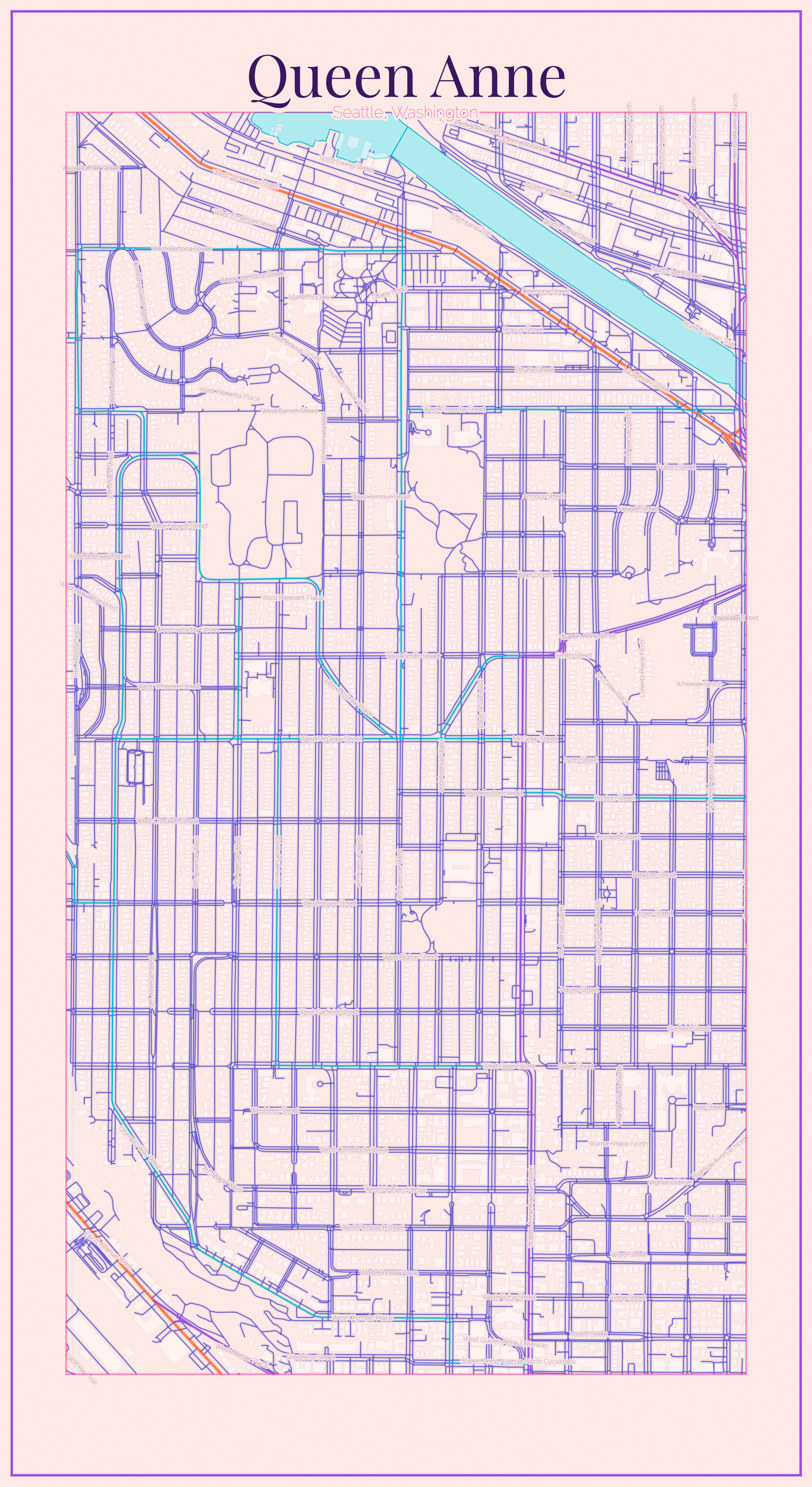 Queen Anne Vice City map