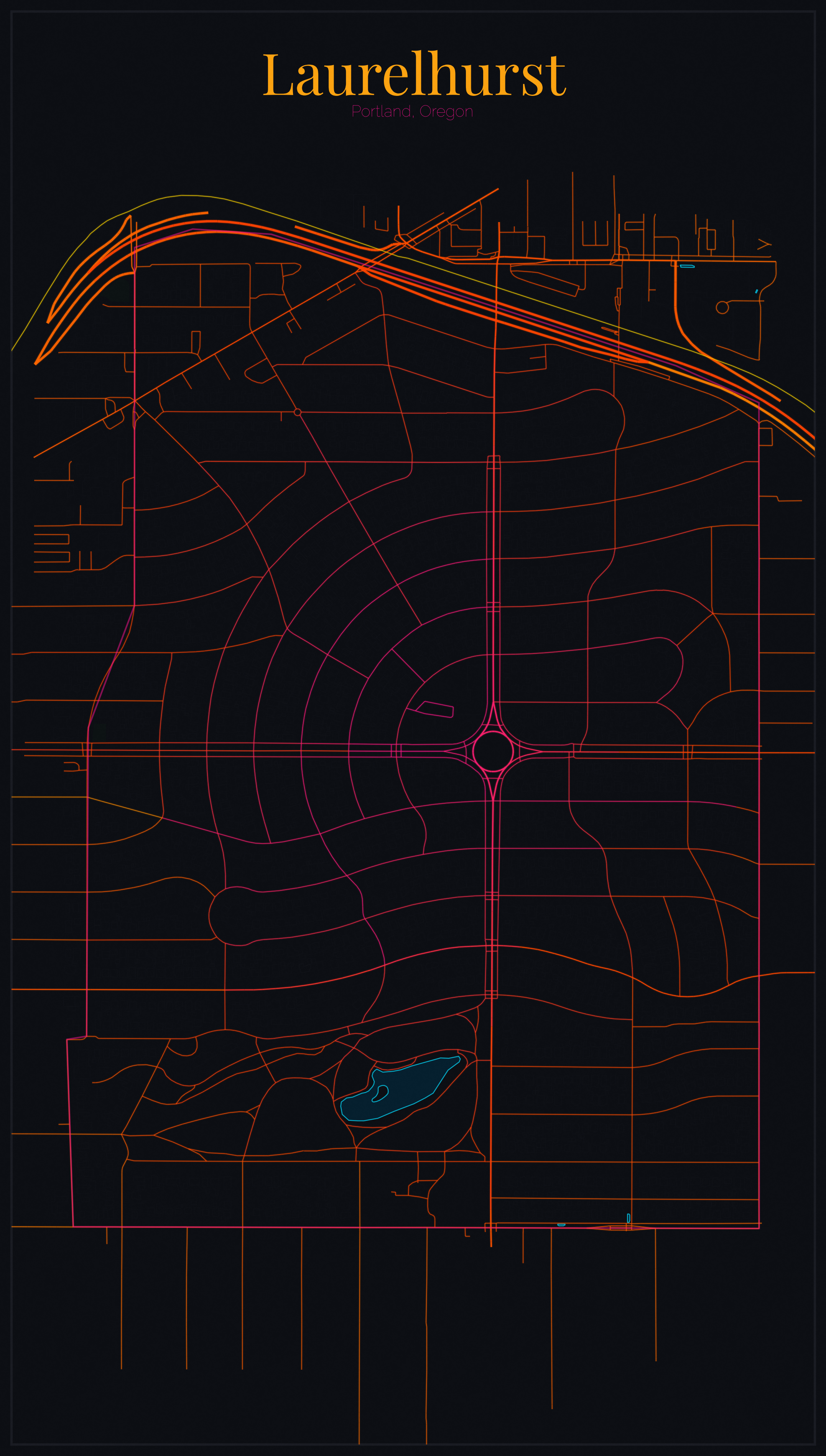 Laurelhurst Vice City map
