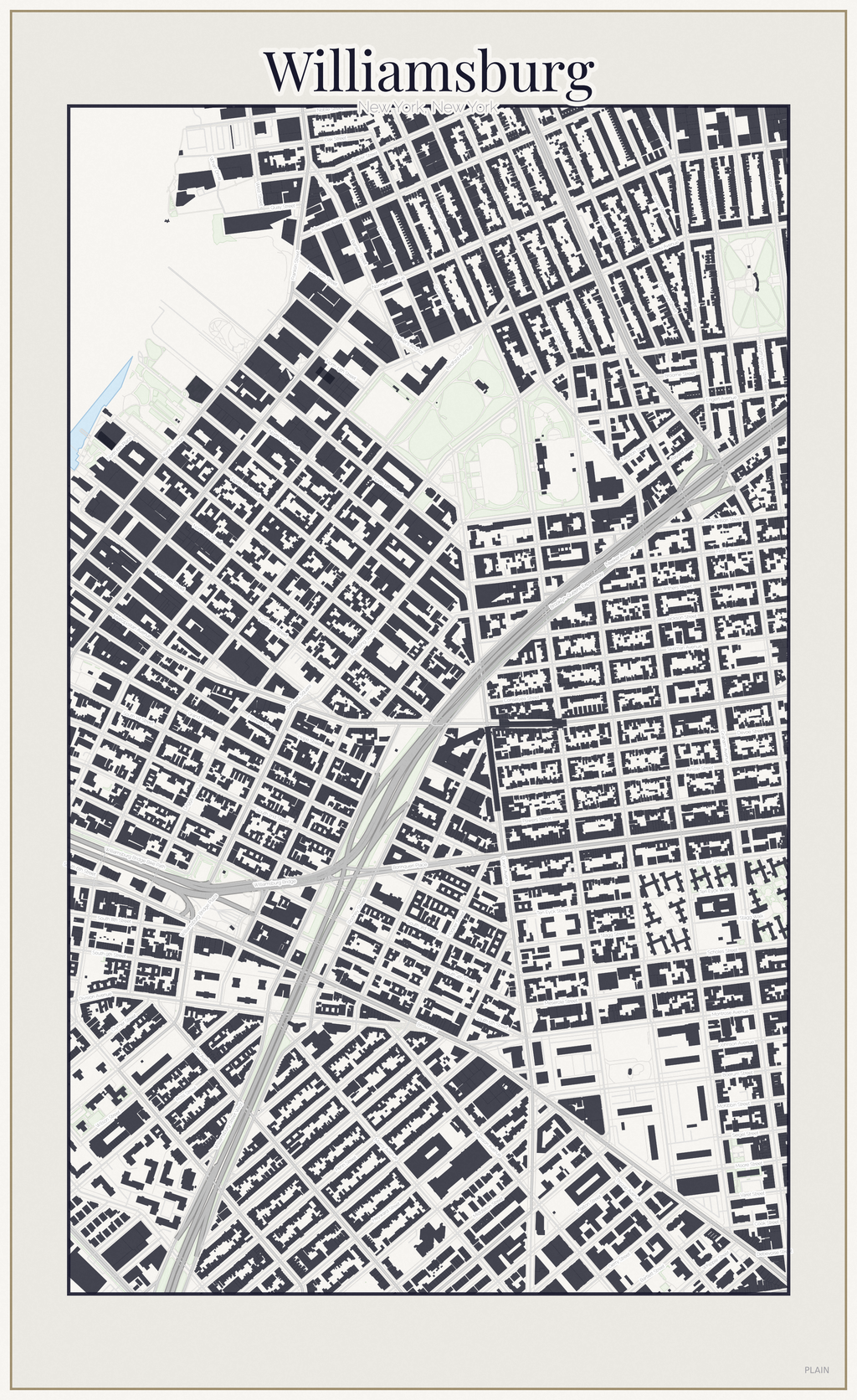 Williamsburg Minimal map