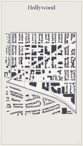 Hollywood Minimal map