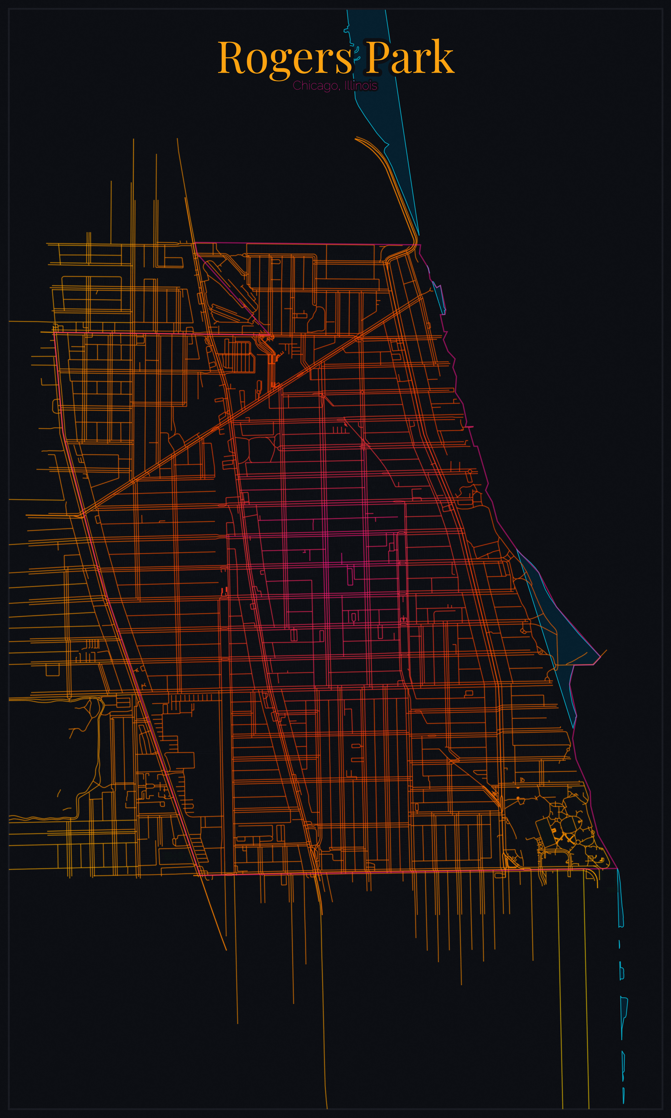 Rogers Park Vice City map