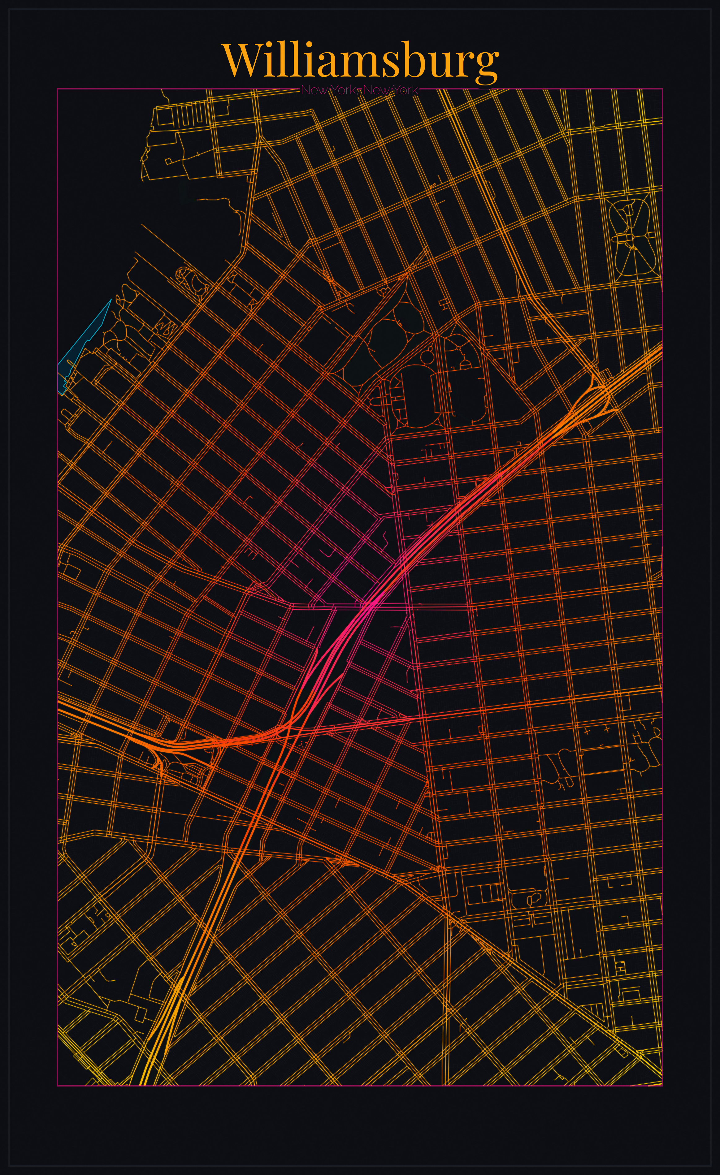 Williamsburg Vice City map