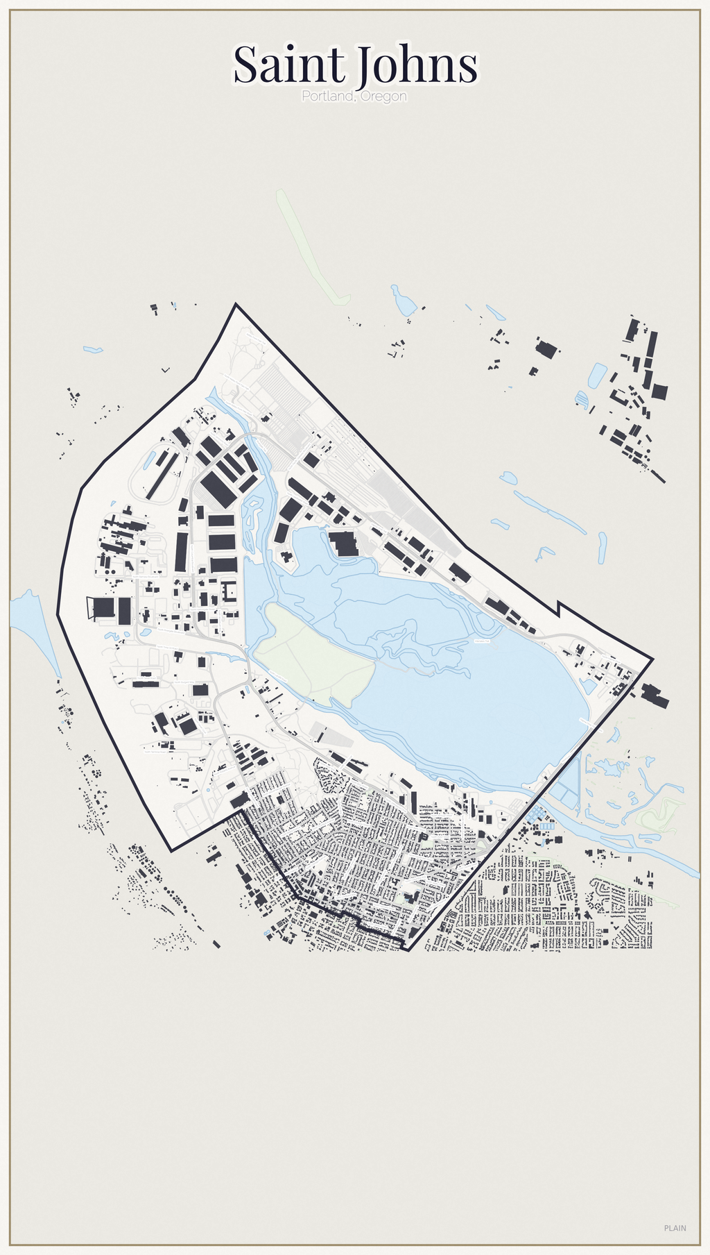 Saint Johns Minimal map