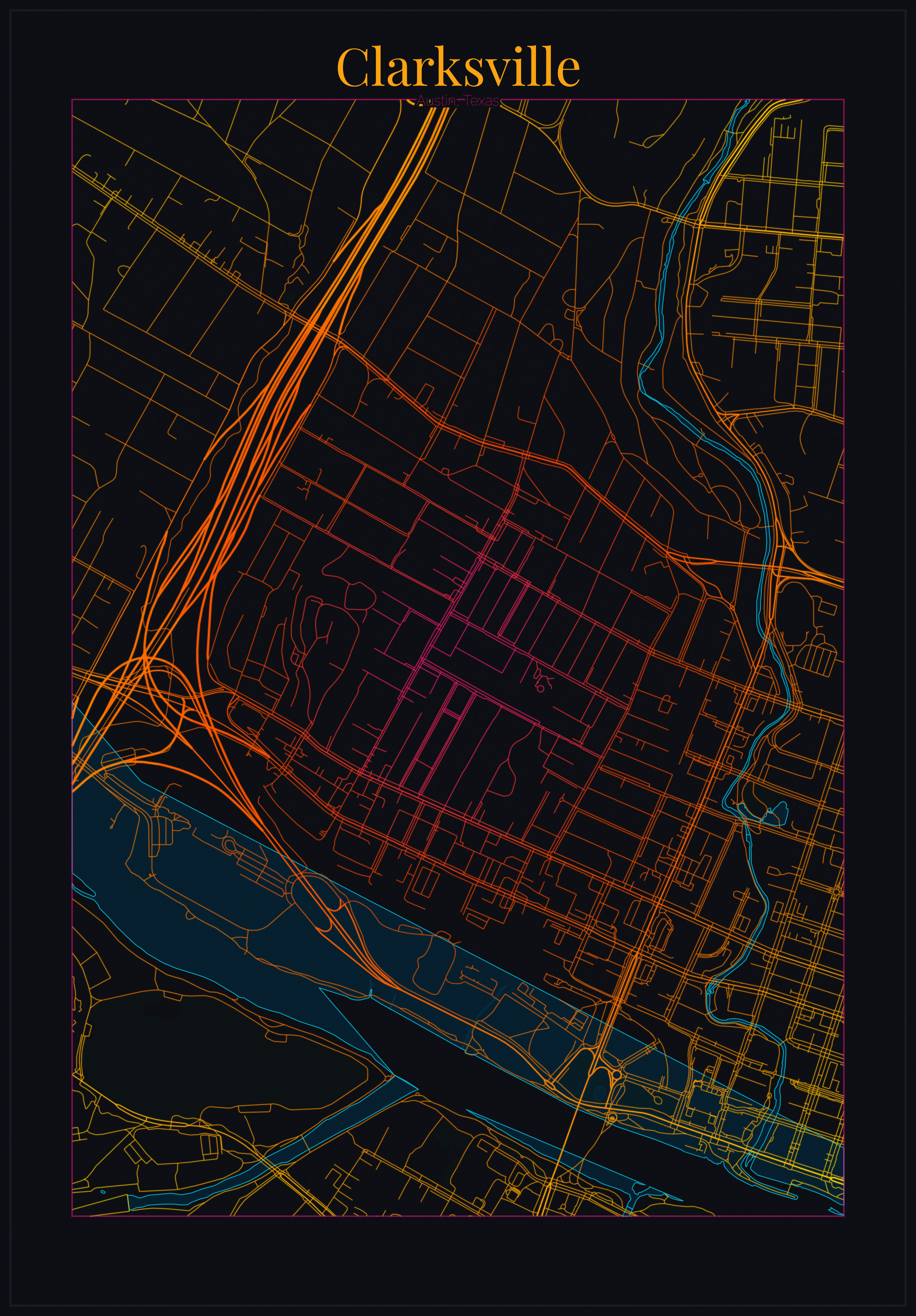 Clarksville Vice City map