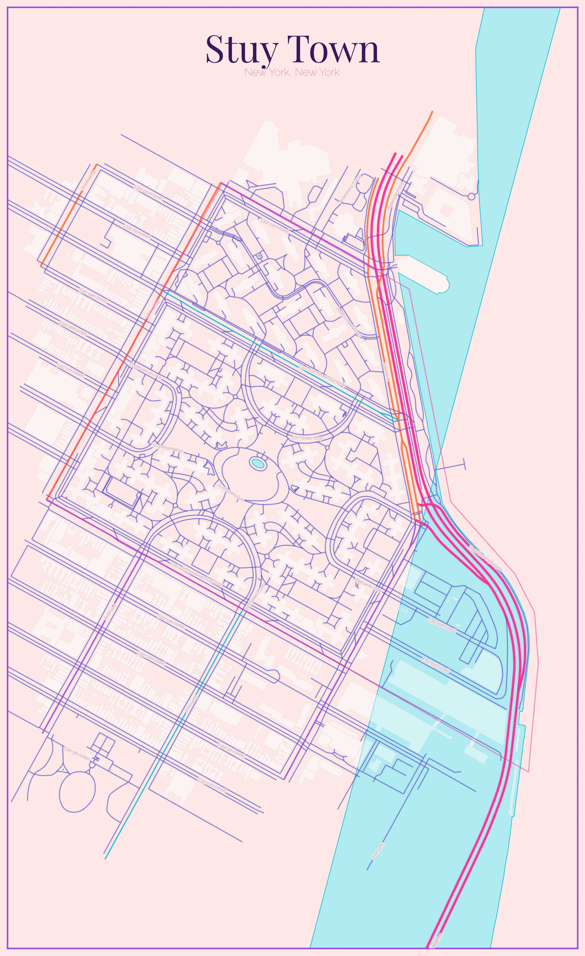 Stuy Town Vice City map